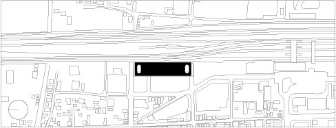 Parking Building Takasaki (Site Plan ©Kengo Kuma and Associates)