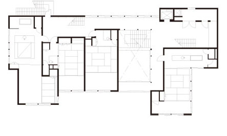 銀山温泉 藤屋 (2F Plan ©Kengo Kuma & Associates)