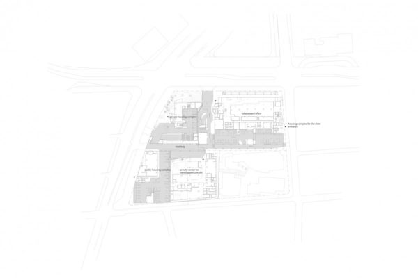戸畑C地区整備事業 (1F Plan ©Kengo Kuma & Associates)