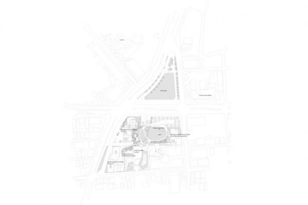 戸畑C地区整備事業 (Site Plan ©Kengo Kuma & Associates)