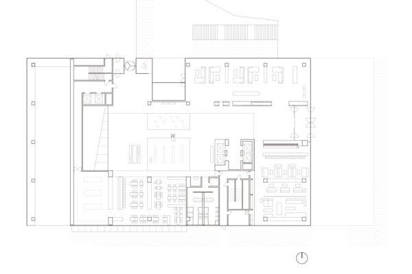 オポジットハウス (Grand Floor Plan © Kengo Kuma & Associates)