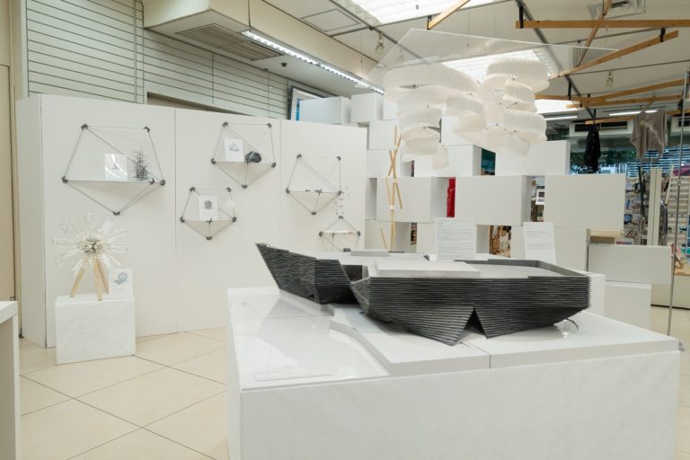 Exhibition of Architecture Models by 3D Printer at Tokyu Hands Shibuya