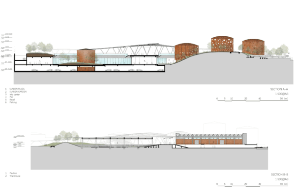 Hangzhou Xiaohe Park (© Kengo Kuma & Associates) Hangzhou Xiaohe Park (© Kengo Kuma & Associates)