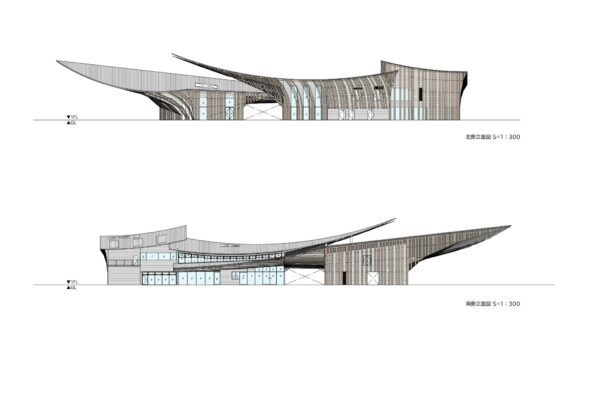 道の駅 あいの土山 (©Kengo Kuma & Associates)