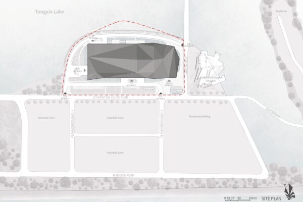 武漢国際村フォーラム (© Kengo Kuma & Associates) 武漢国際村フォーラム (© Kengo Kuma & Associates)