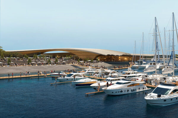 Pingtan Zhuyu Bay Marina + Masterplan (©Kengo Kuma & Associates) Pingtan Zhuyu Bay Marina + Masterplan (©Kengo Kuma & Associates)