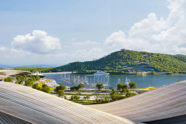 Pingtan Zhuyu Bay Marina + Masterplan (©Kengo Kuma & Associates) Pingtan Zhuyu Bay Marina + Masterplan (©Kengo Kuma & Associates)