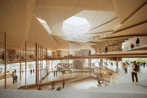 New Library, Vortex of Word | ©︎ KinCreatives