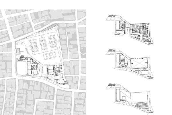 渋谷区本町CC 本町コミュニティセンター・渋谷本町こども園 (©Kengo Kuma & Associates)