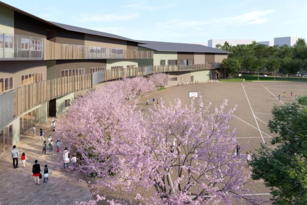 Tsurukawa Chuo Elementary School (©Kengo Kuma & Associates )