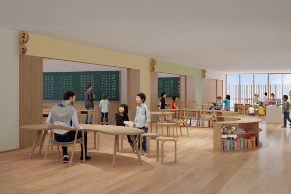 Tsurukawa Chuo Elementary School (©Kengo Kuma & Associates )
