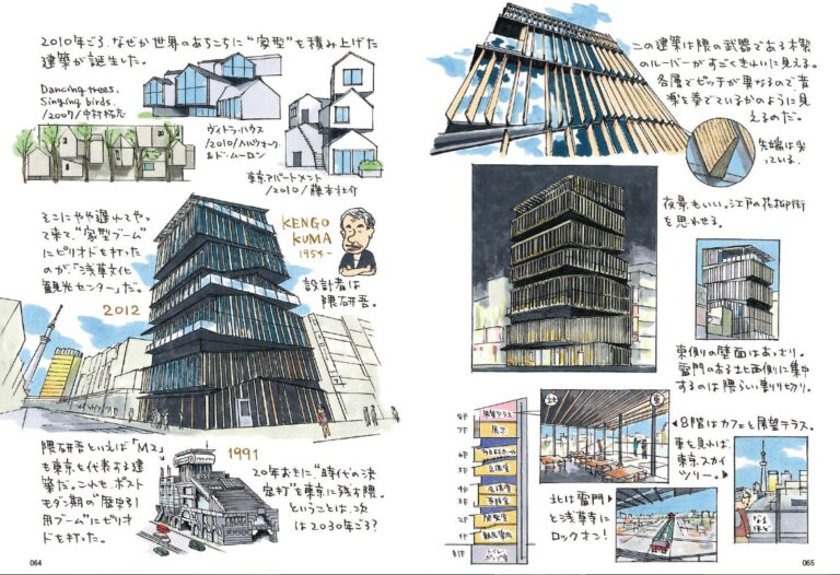 掲載のお知らせ「画文で巡る！最強TOKYO建築図鑑」