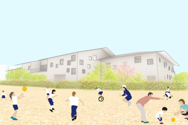 Kashiwa Wakaba Nursery (© Kengo Kuma & Associates)