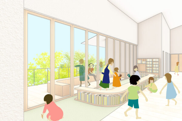 Kashiwa Wakaba Nursery (© Kengo Kuma & Associates)