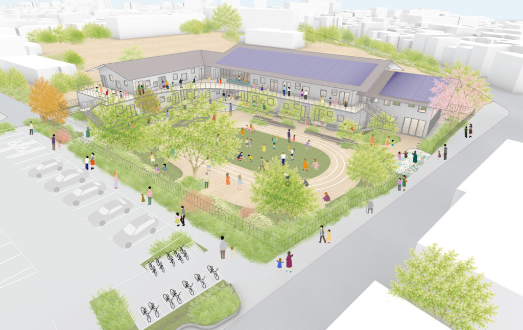 Kashiwa Wakaba Nursery | © Kengo Kuma & Associates