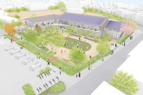 Kashiwa Wakaba Nursery (© Kengo Kuma & Associates)