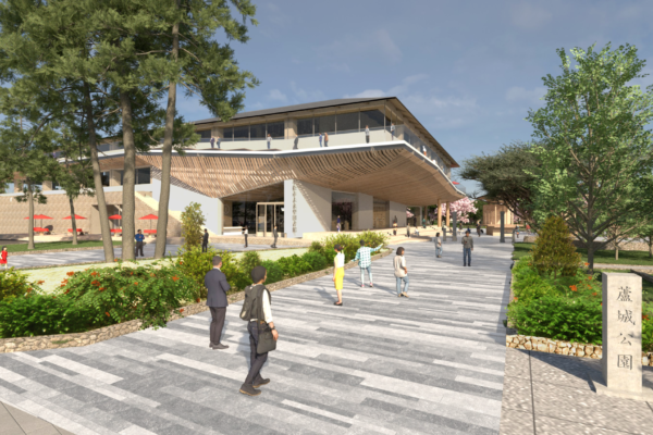 Komatsu City Future Library (© Kengo Kuma & Associates)